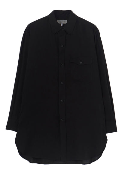 CELLULOSE LAWN TRIPLE COLLAR BLOUSE