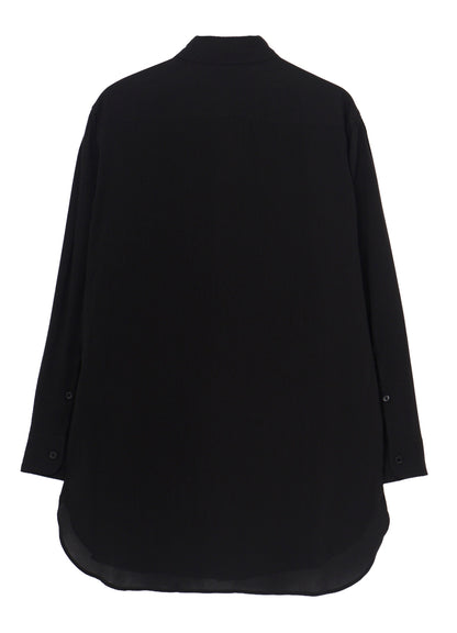 CELLULOSE LAWN TRIPLE COLLAR BLOUSE
