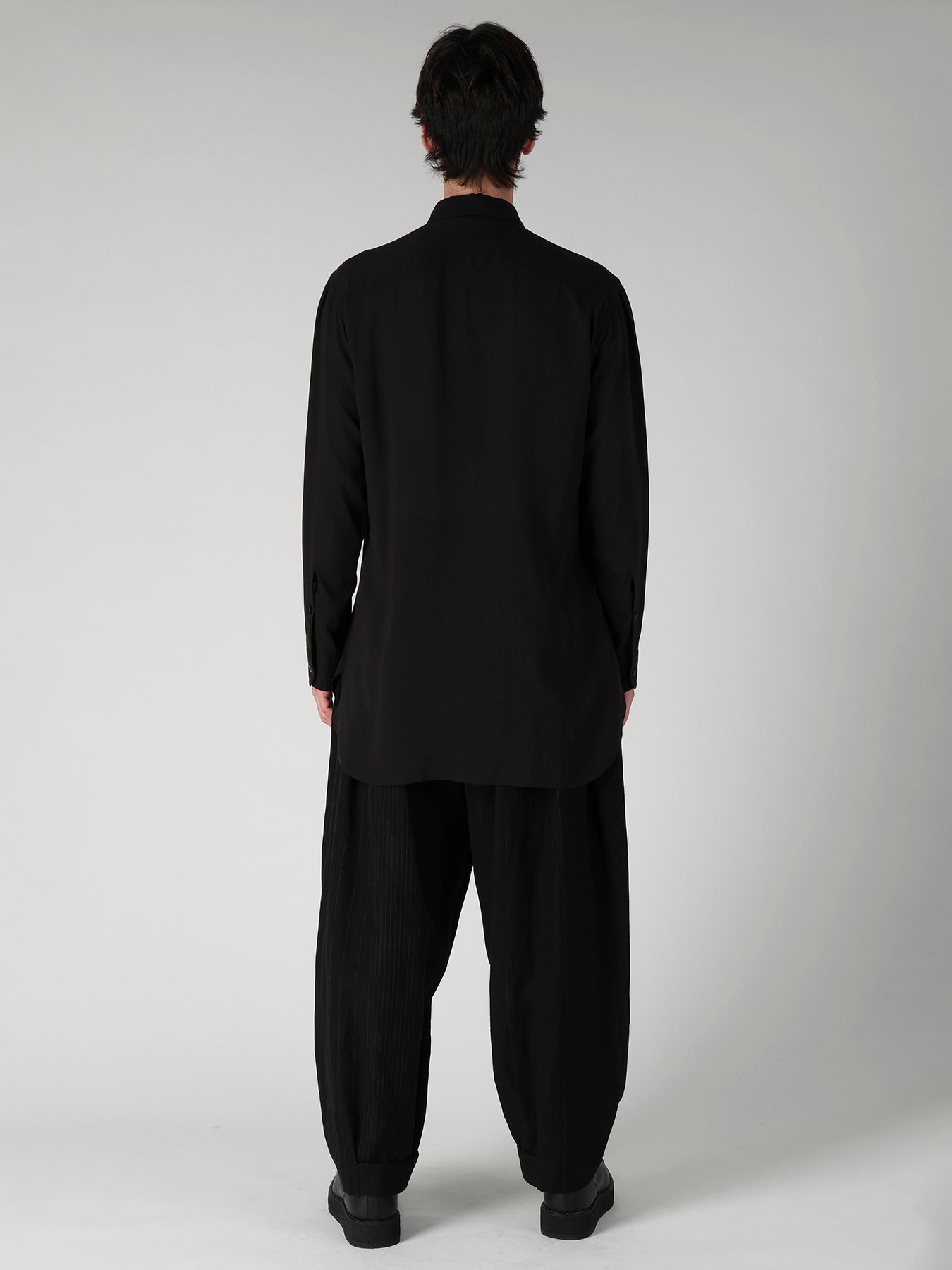 CELLULOSE LAWN TRIPLE COLLAR BLOUSE