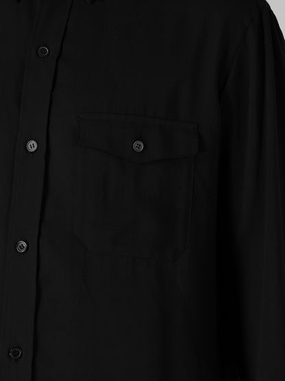 CELLULOSE LAWN TRIPLE COLLAR BLOUSE