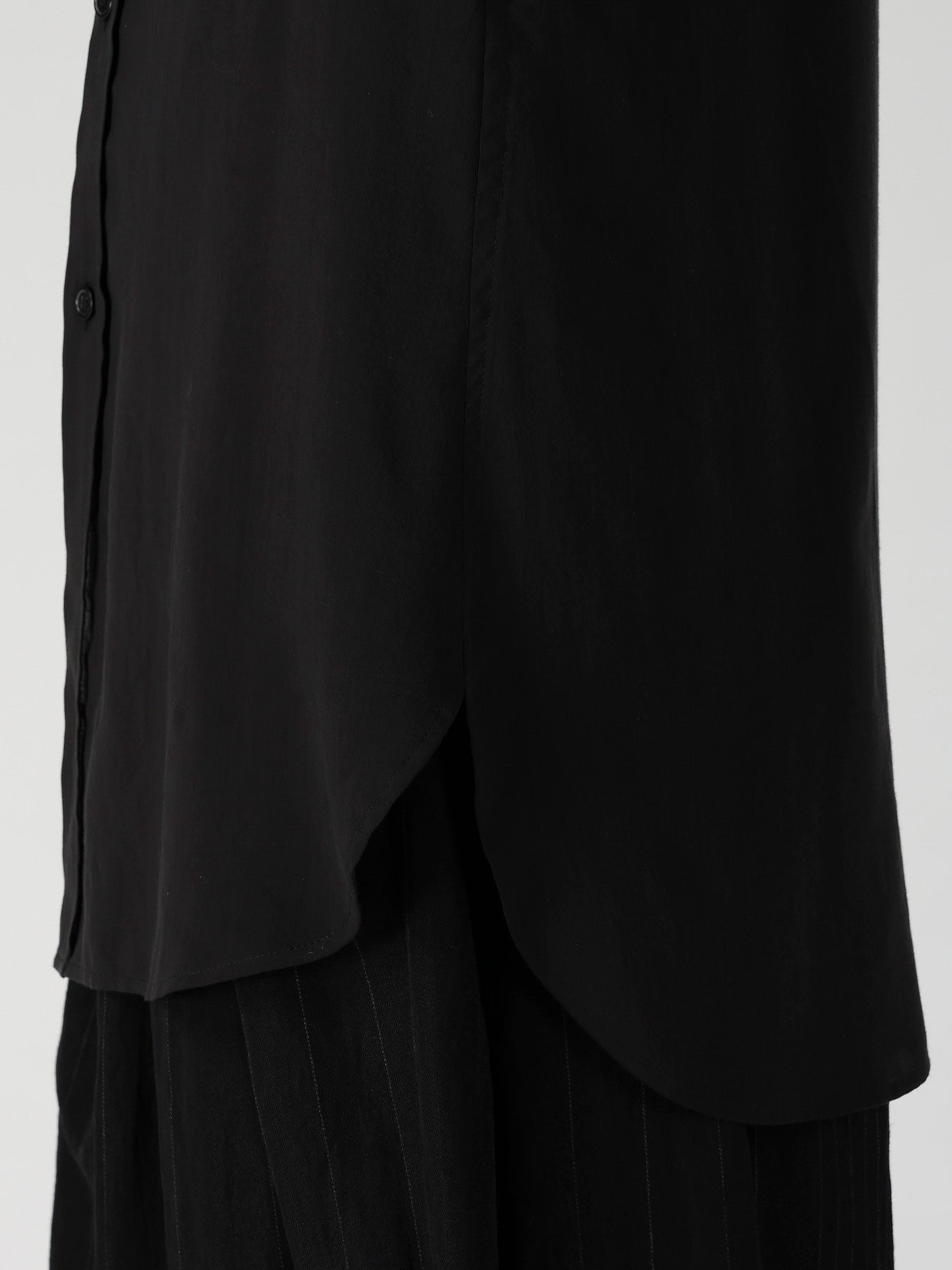 CELLULOSE LAWN TRIPLE COLLAR BLOUSE