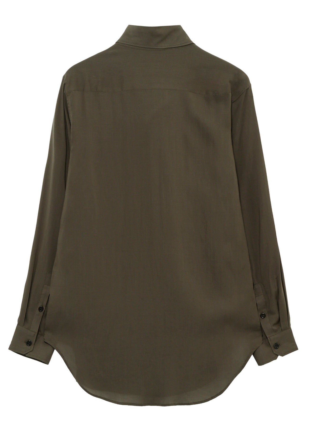CELLULOSE LAWN SCARF COLLAR BLOUS