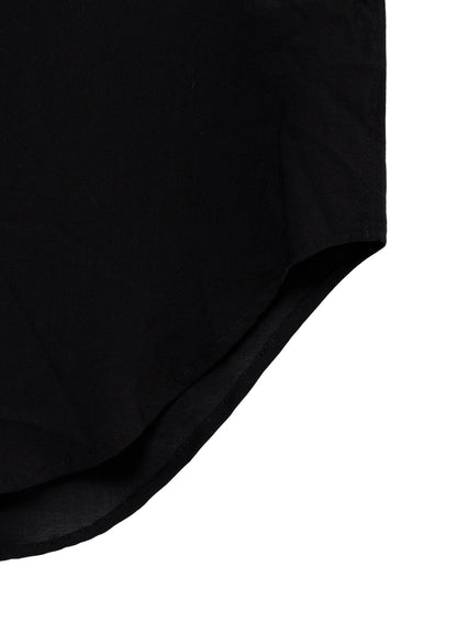 CELLULOSE LAWN SCARF COLLAR BLOUS