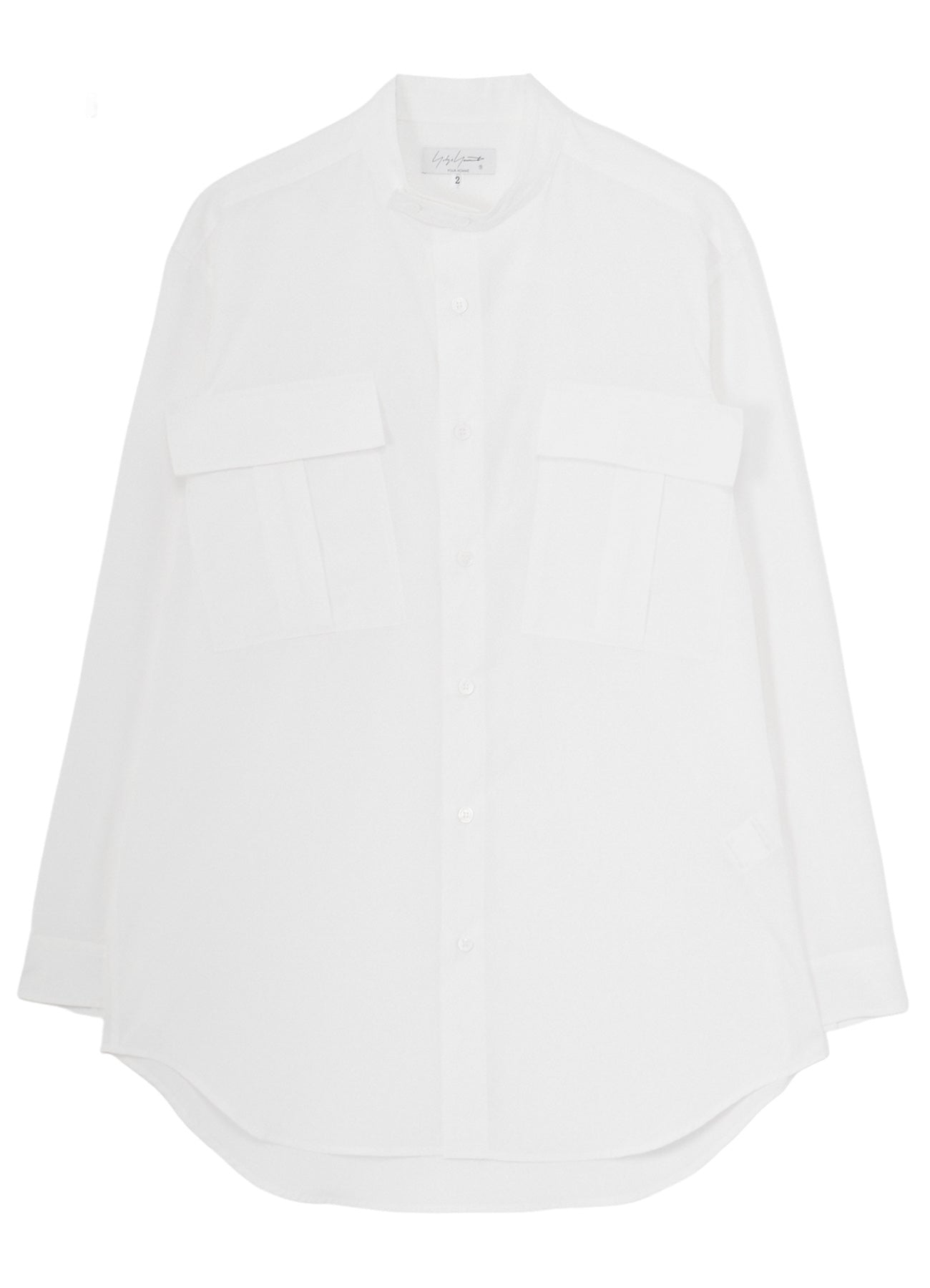 COTTON BROAD POCKET DETAIL BLOUSE