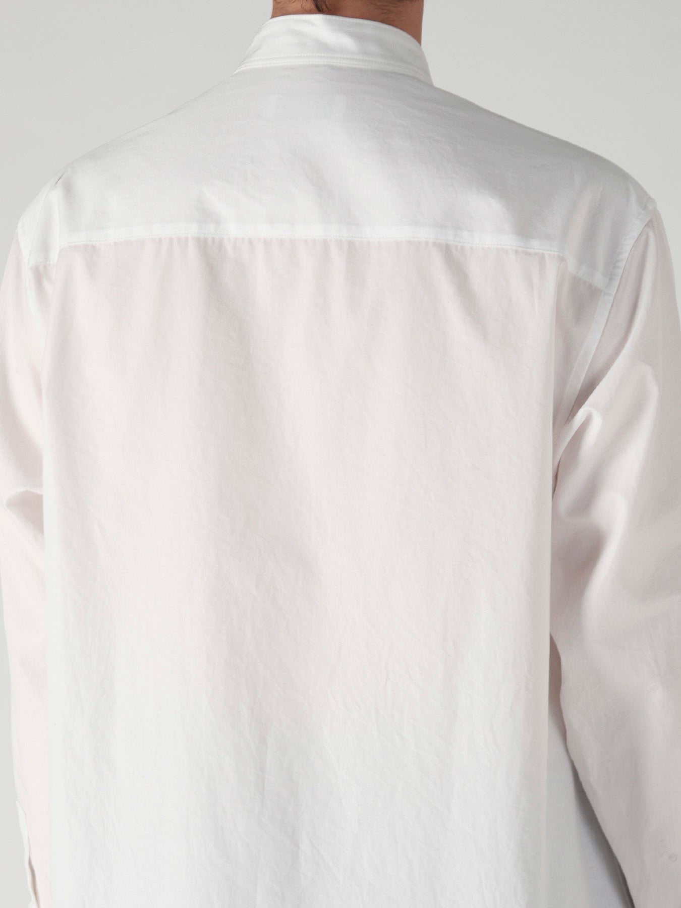 COTTON BROAD POCKET DETAIL BLOUSE