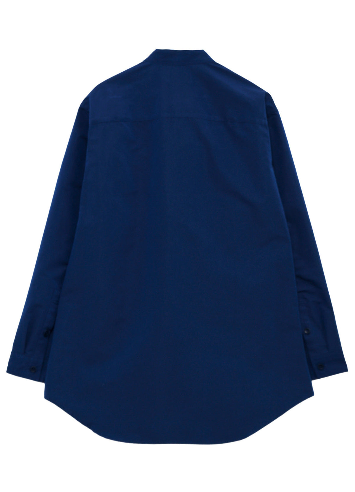PE/NY SPLIT YARN TAFFETA POCKET DETAIL BLOUSE
