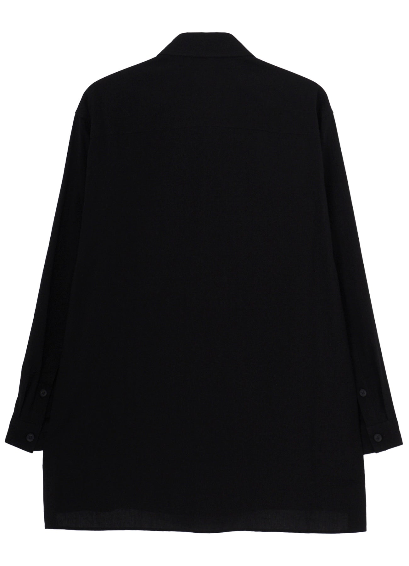 ORGANIC CALICO DOUBLE FRONT MILITARY BLOUSE