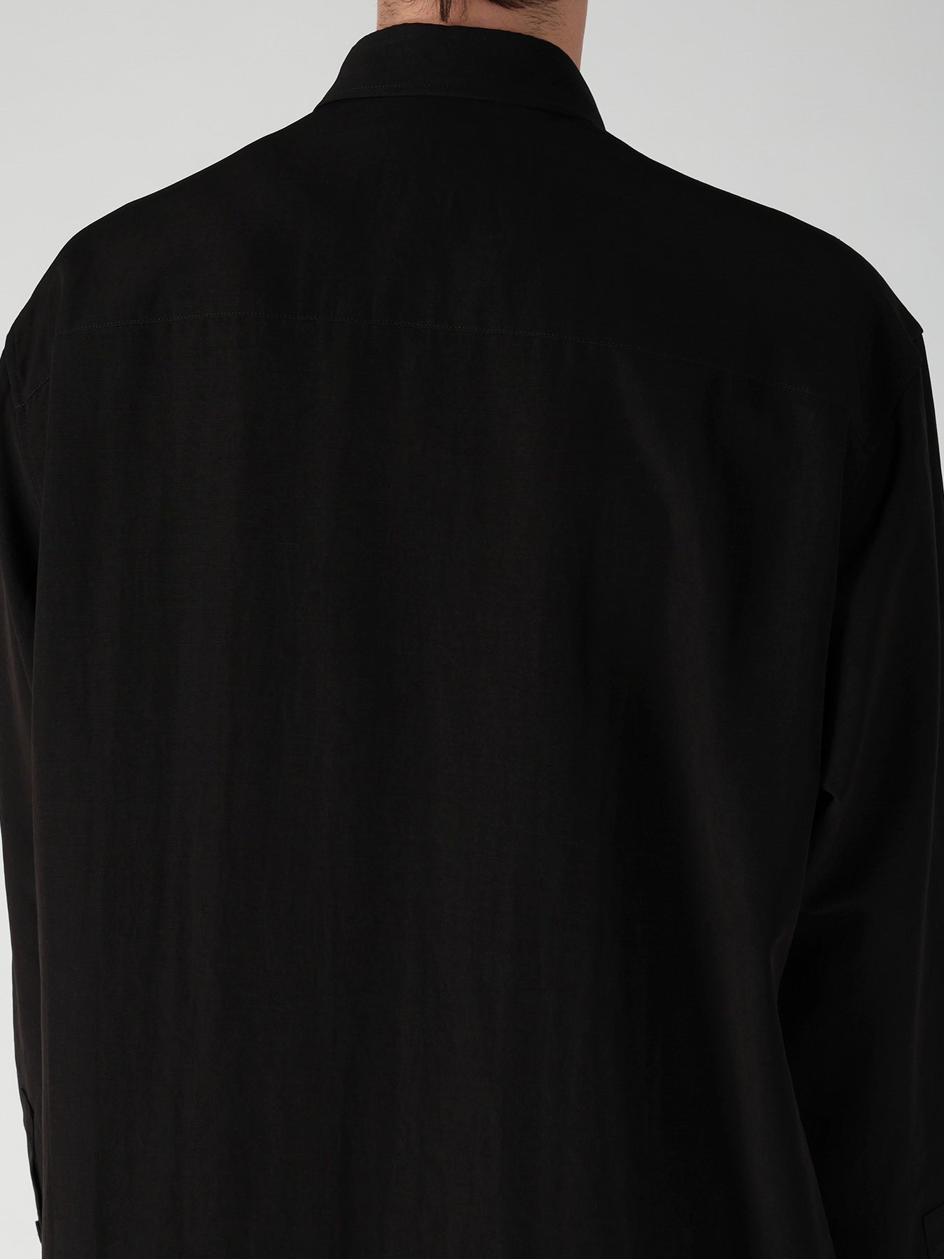 TA SLUB DE CHINE FRONT TAB SHIRT