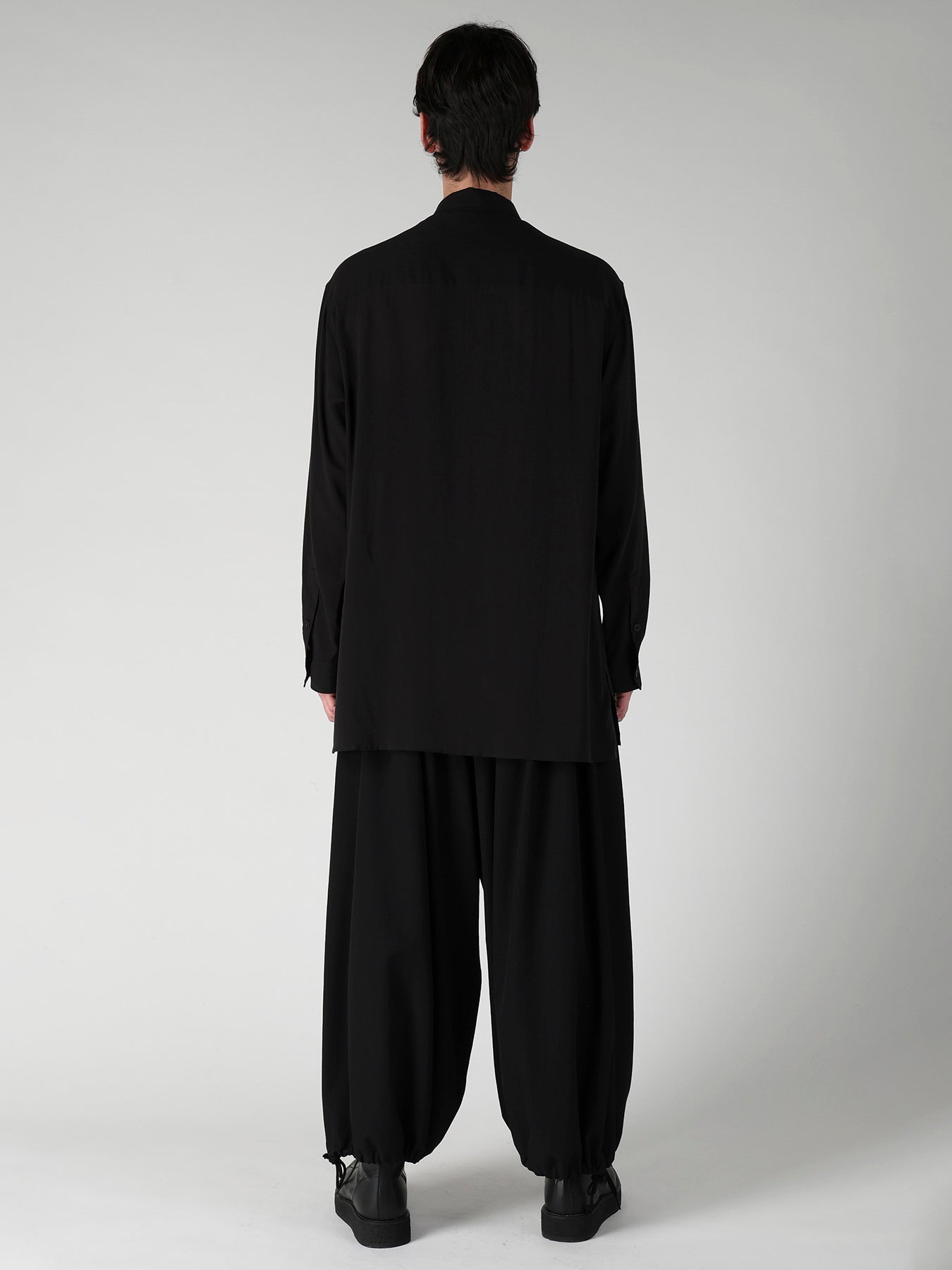 CELLULOSE LAWN CHEST PANEL POCKET BLOUSE