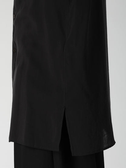 CELLULOSE LAWN CHEST PANEL POCKET BLOUSE
