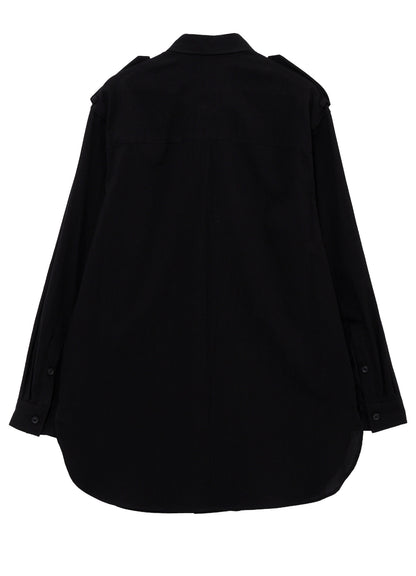 ORGANIC CALICO COLLAR TAB BLOUSE