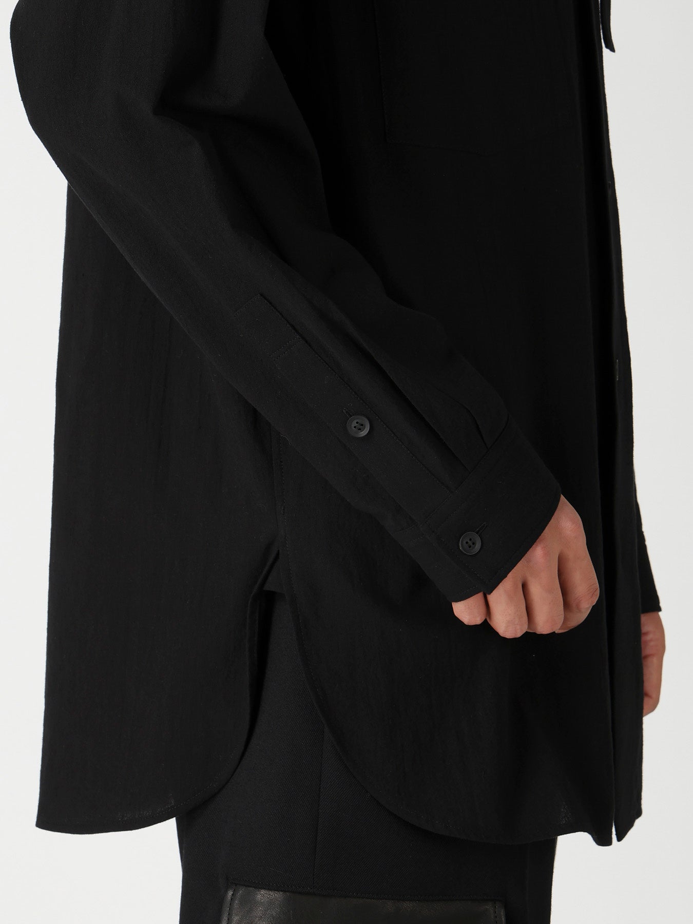 ORGANIC CALICO COLLAR TAB BLOUSE