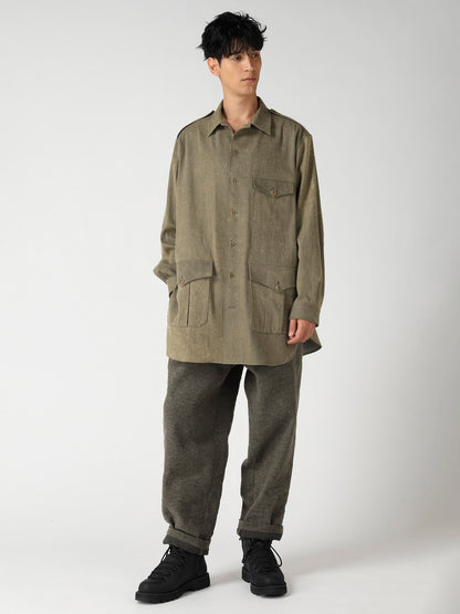 8OZ CHEMICAL BREACH SHOULDER EPAULET WORK BLOUSE