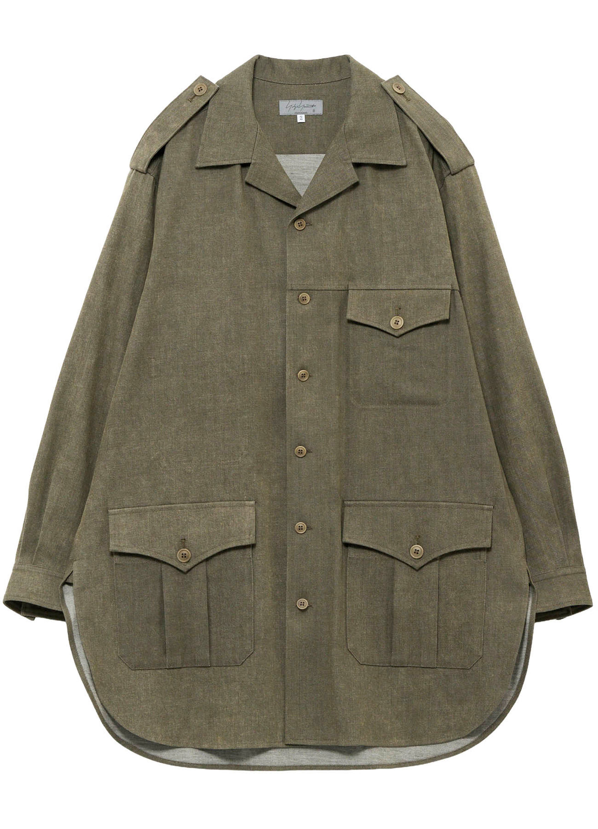 8OZ CHEMICAL BREACH SHOULDER EPAULET WORK BLOUSE