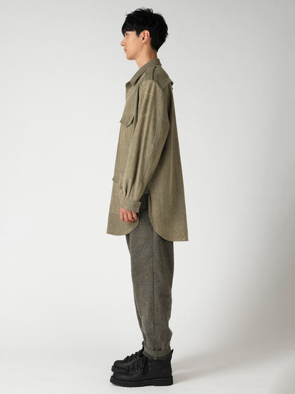 8OZ CHEMICAL BREACH SHOULDER EPAULET WORK BLOUSE