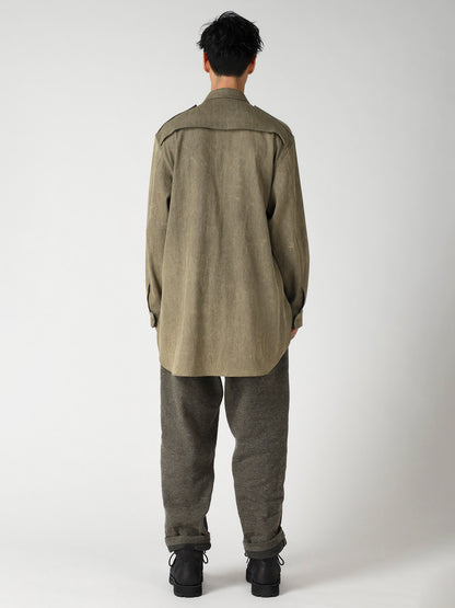 8OZ CHEMICAL BREACH SHOULDER EPAULET WORK BLOUSE