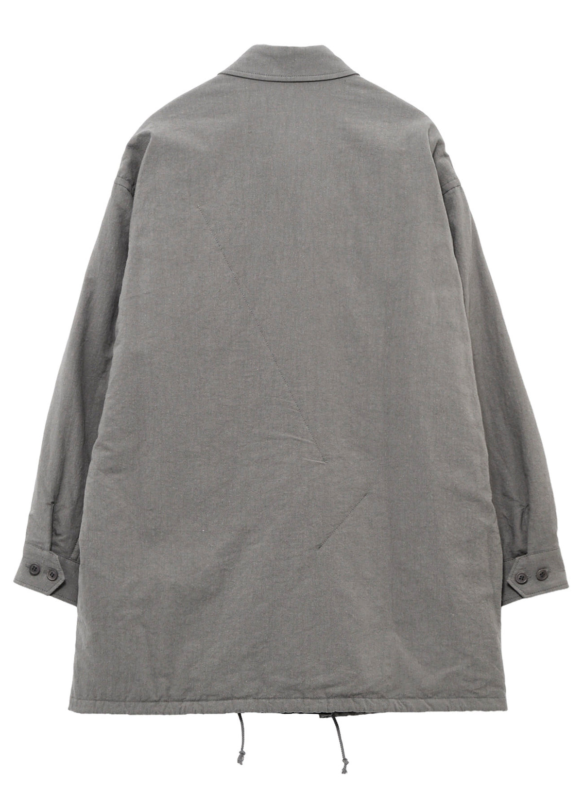 LI/C GREY CANVAS PADDED BLOUSE BLOUSON
