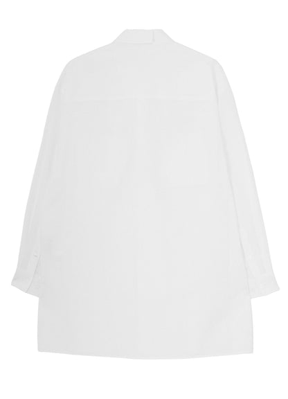 COTTON BROAD 3 FLAP ASYMMETRY BLOUSE