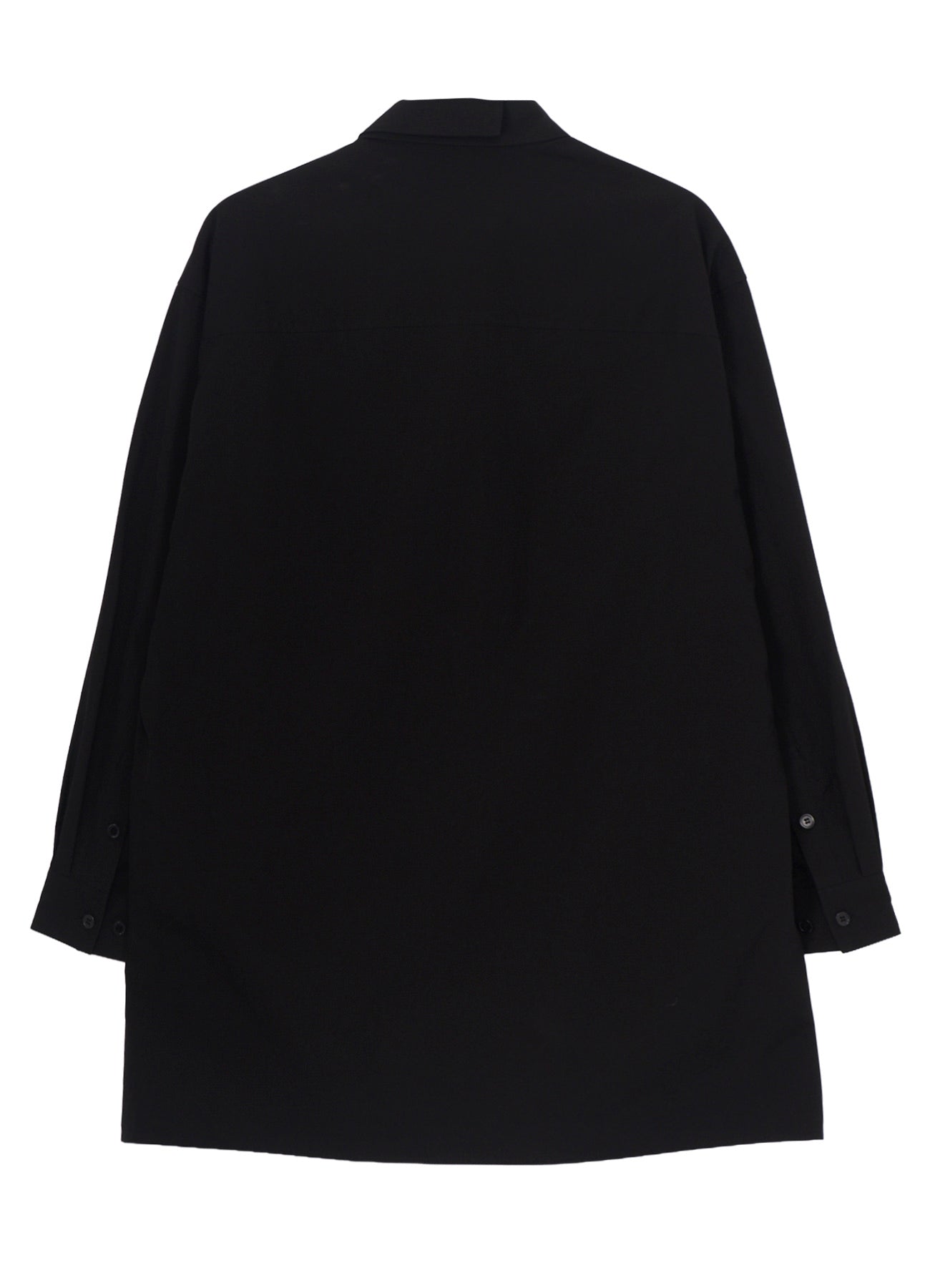 COTTON BROAD 3 FLAP ASYMMETRY BLOUSE