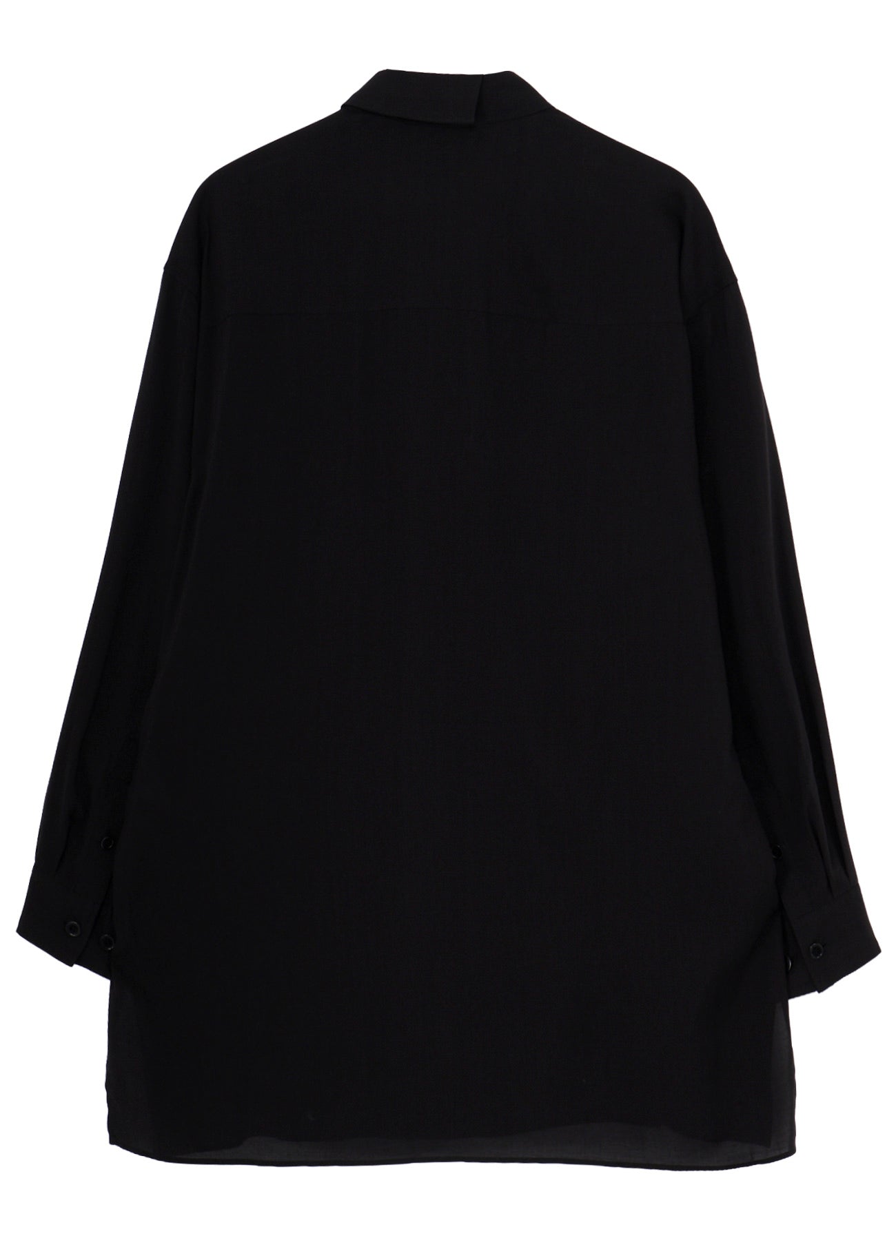 CELLULOSE LAWN 3 FLAP ASYMMETRY BLOUSE