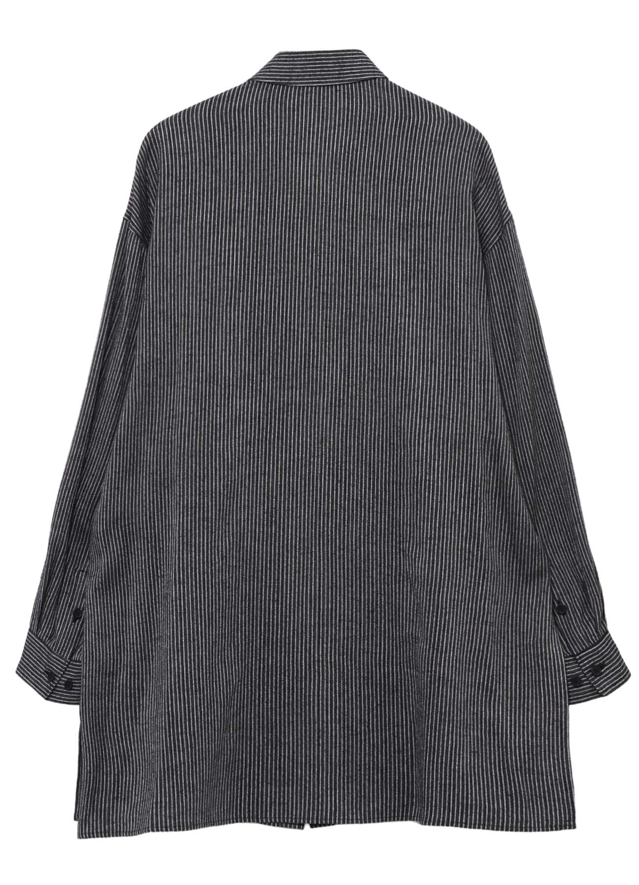 L/R MELANGE ST L/R STRIPE BLOUSE – THE SHOP YOHJI YAMAMOTO