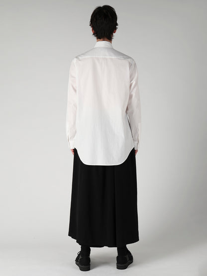 COTTON BROAD DOUBLE POCKET SHIRT