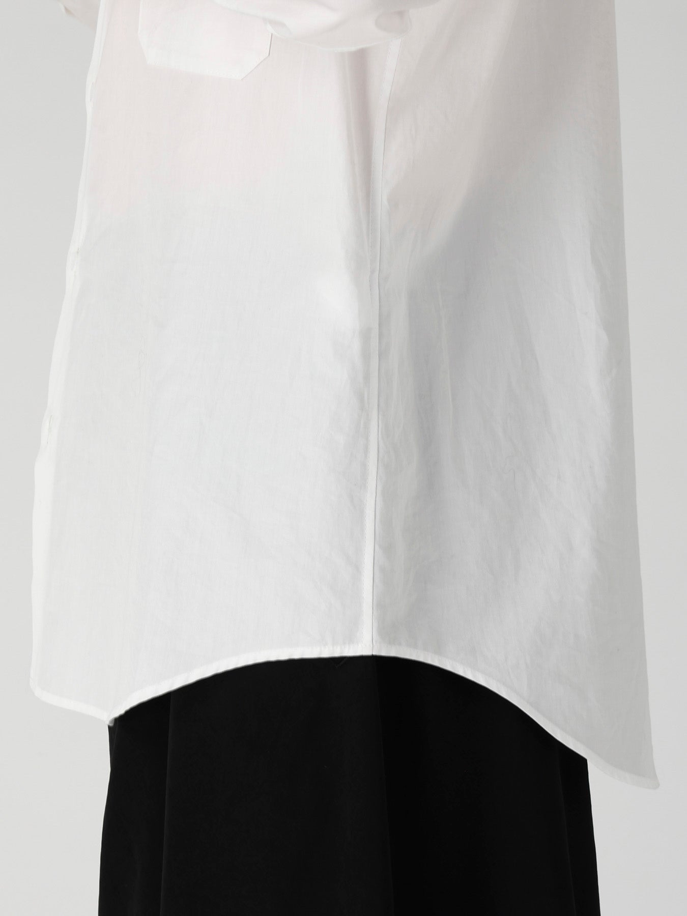 COTTON BROAD DOUBLE POCKET SHIRT