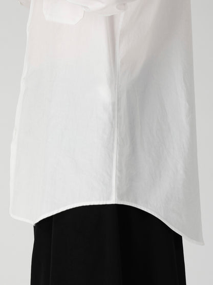 COTTON BROAD DOUBLE POCKET SHIRT