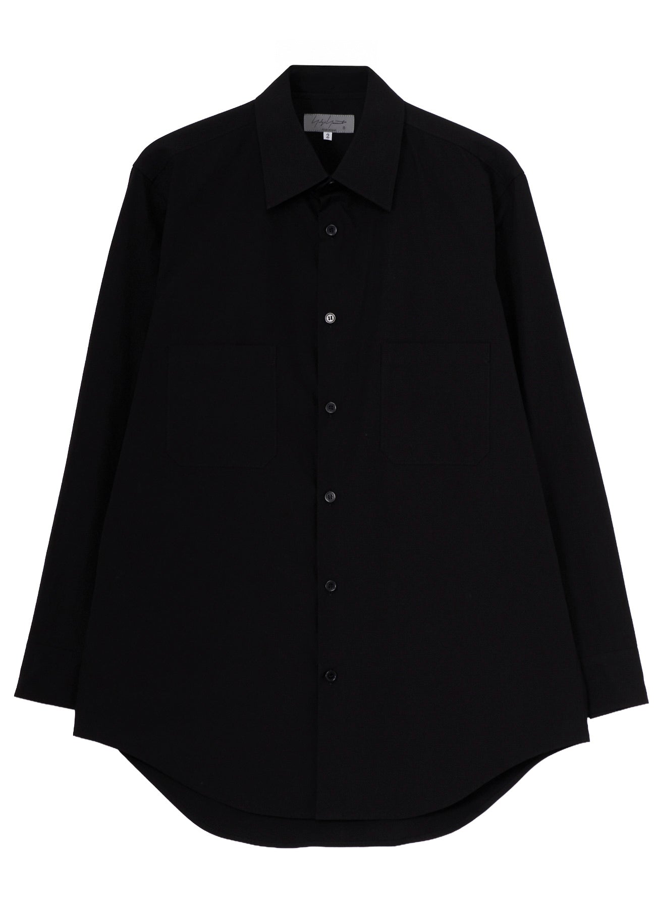COTTON BROAD DOUBLE POCKET SHIRT