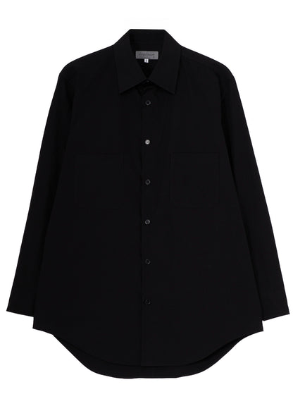 COTTON BROAD DOUBLE POCKET SHIRT