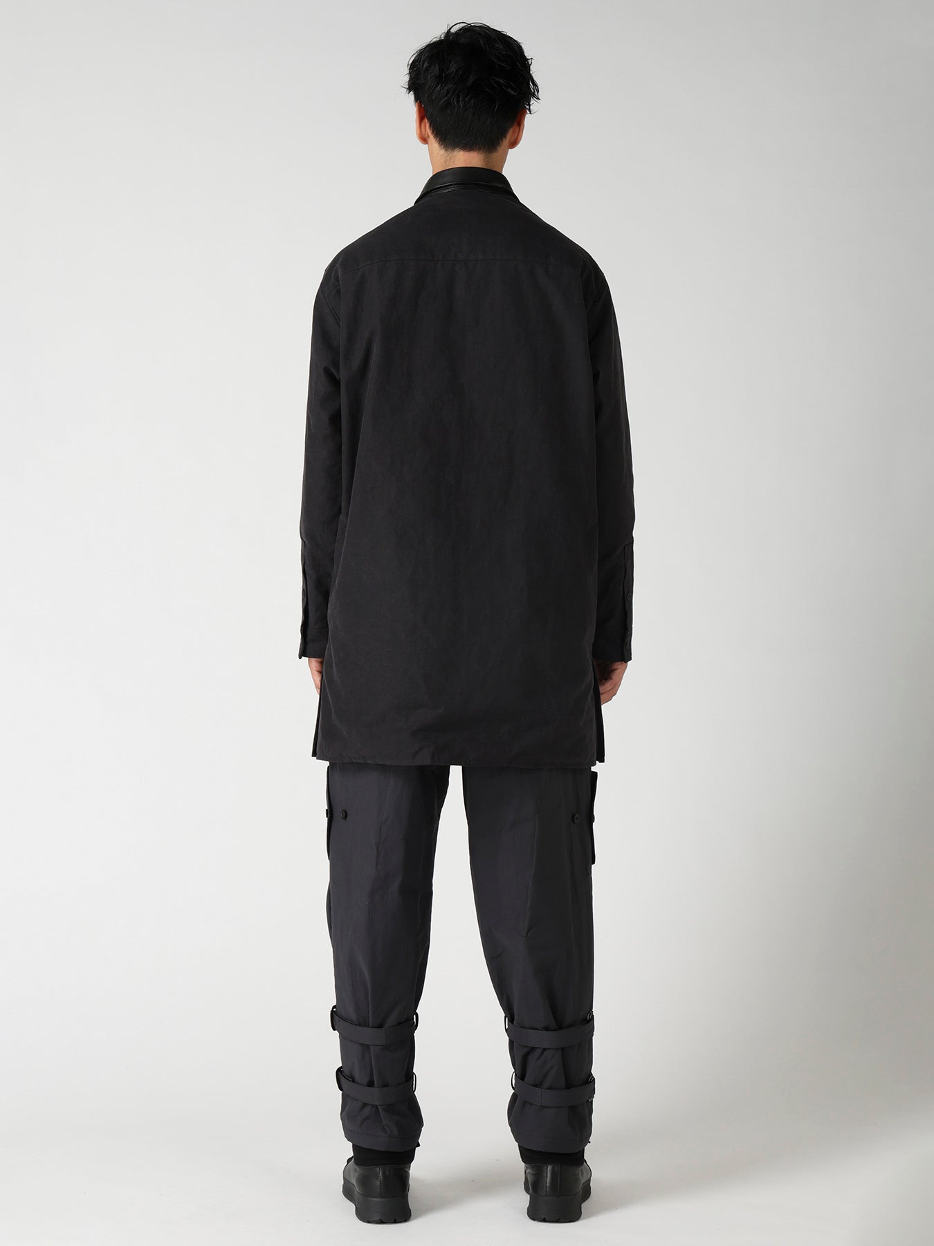 COTTON BACK SATIN PEELING PADDED TOGGLE BUTTON COAT