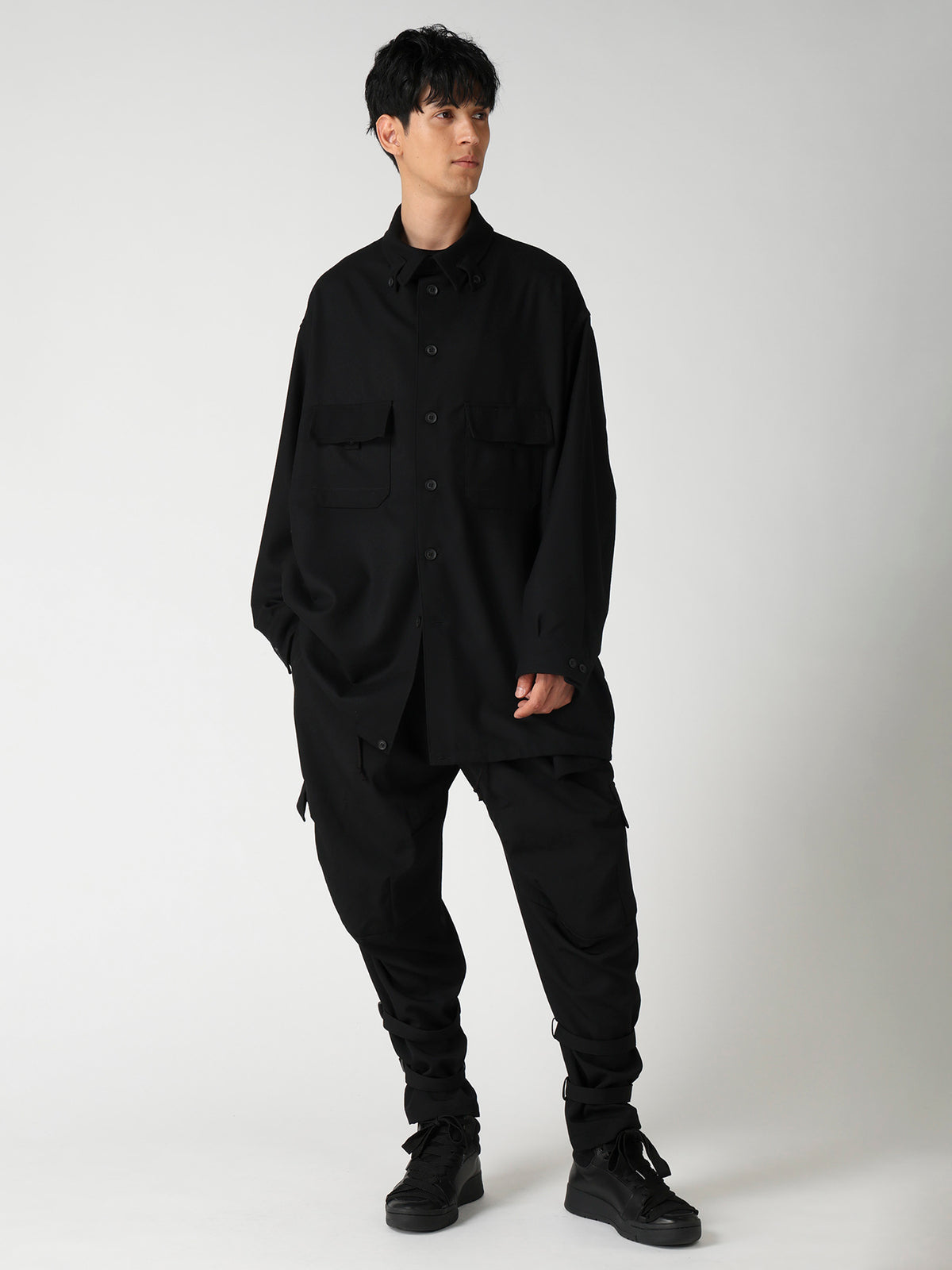 SERGE MILLED PADDED BLOUSON SHIRT