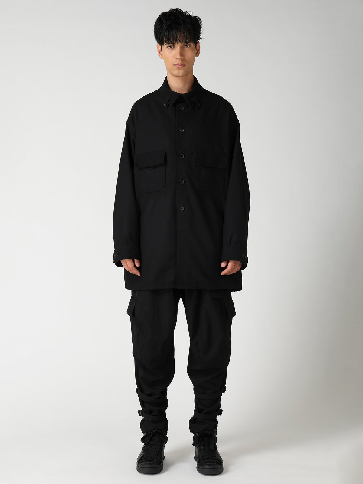 SERGE MILLED PADDED BLOUSON SHIRT