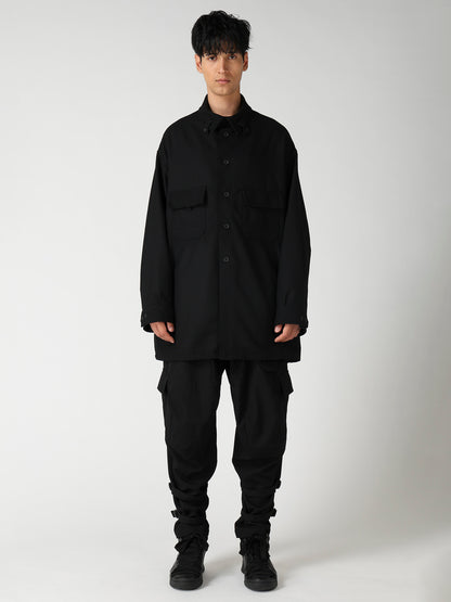 SERGE MILLED PADDED BLOUSON SHIRT