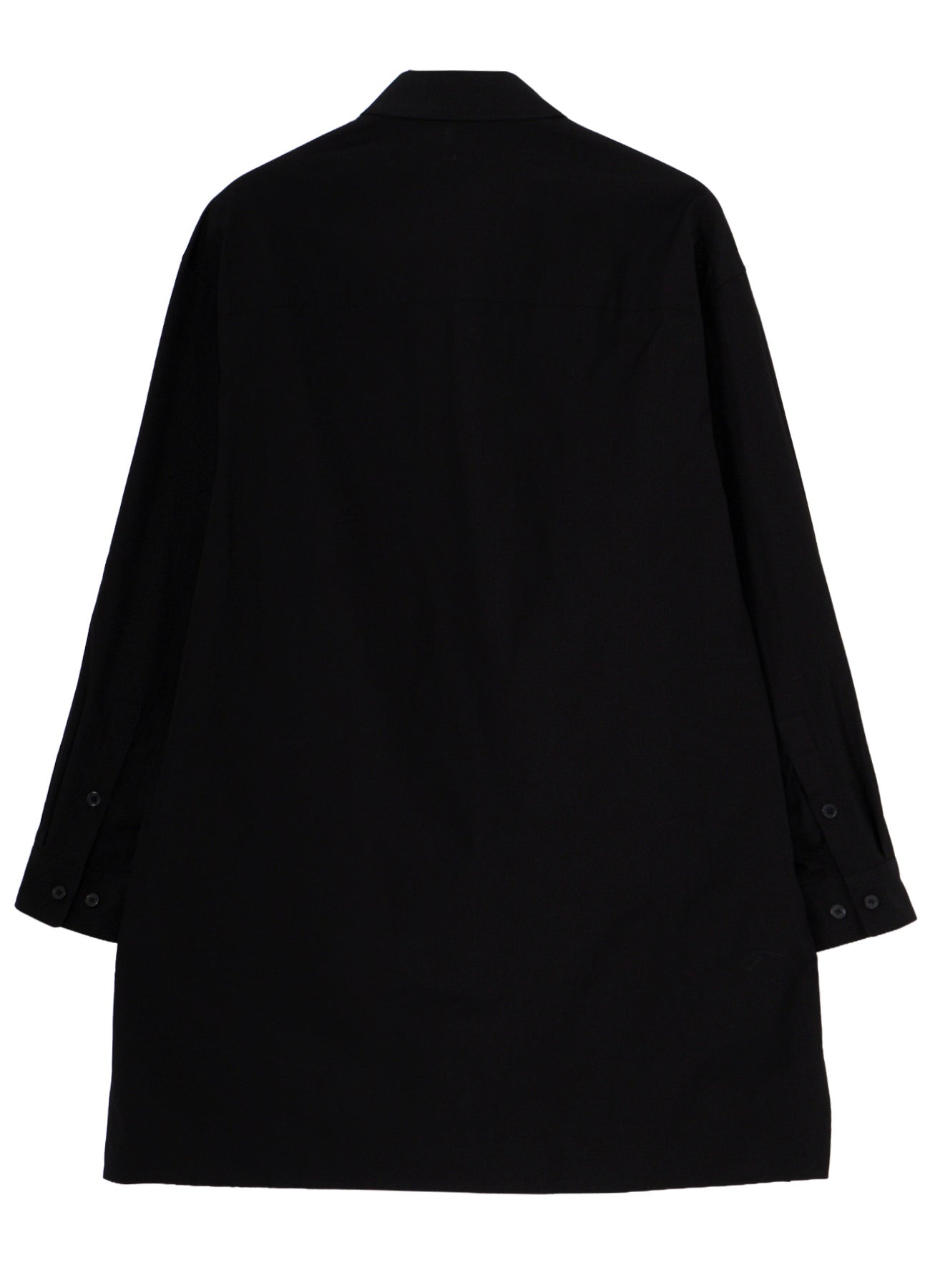 COTTON BROAD FRONT ZIP BROAD BLOUSE
