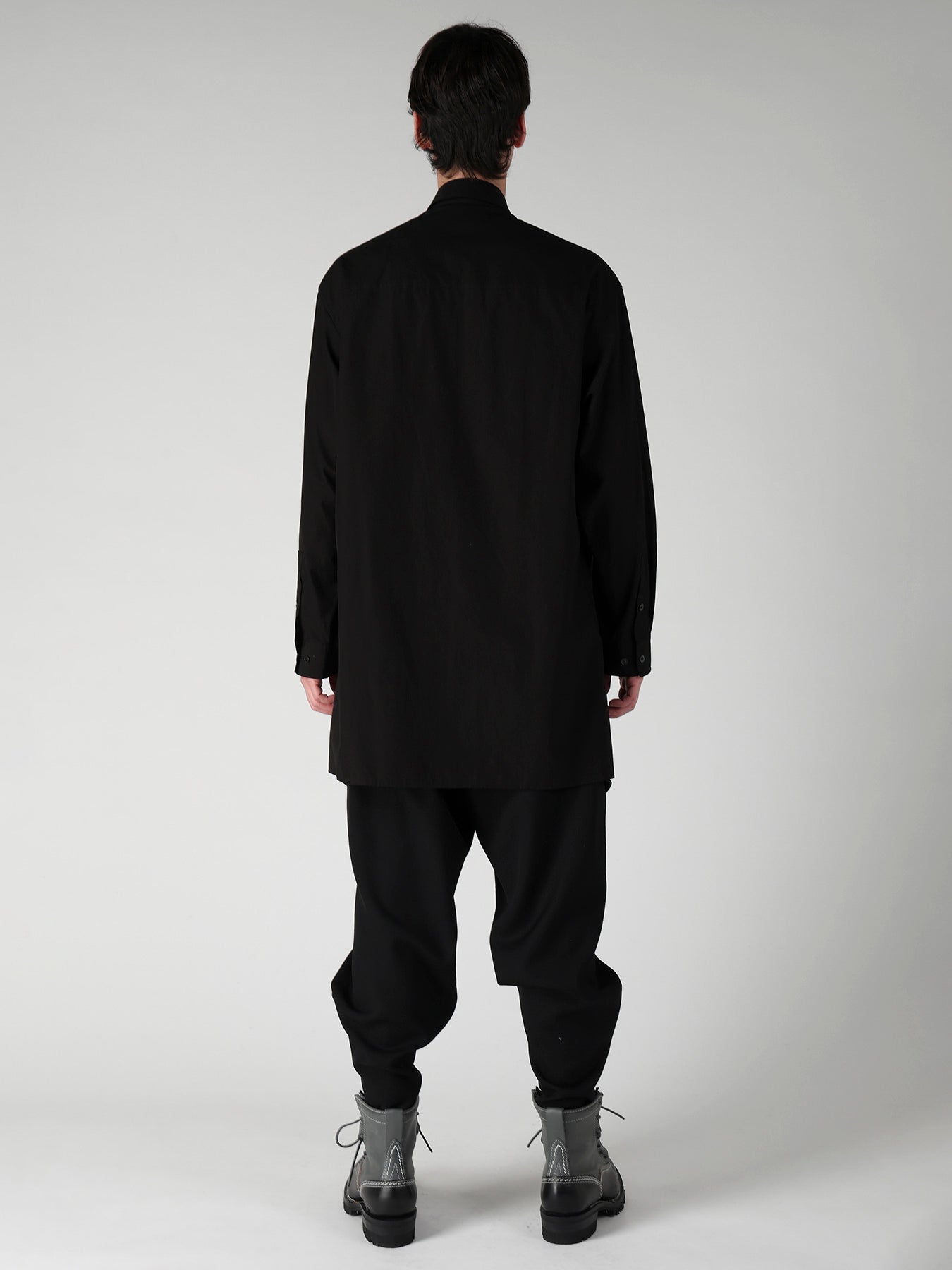 COTTON BROAD FRONT ZIP BROAD BLOUSE – THE SHOP YOHJI YAMAMOTO