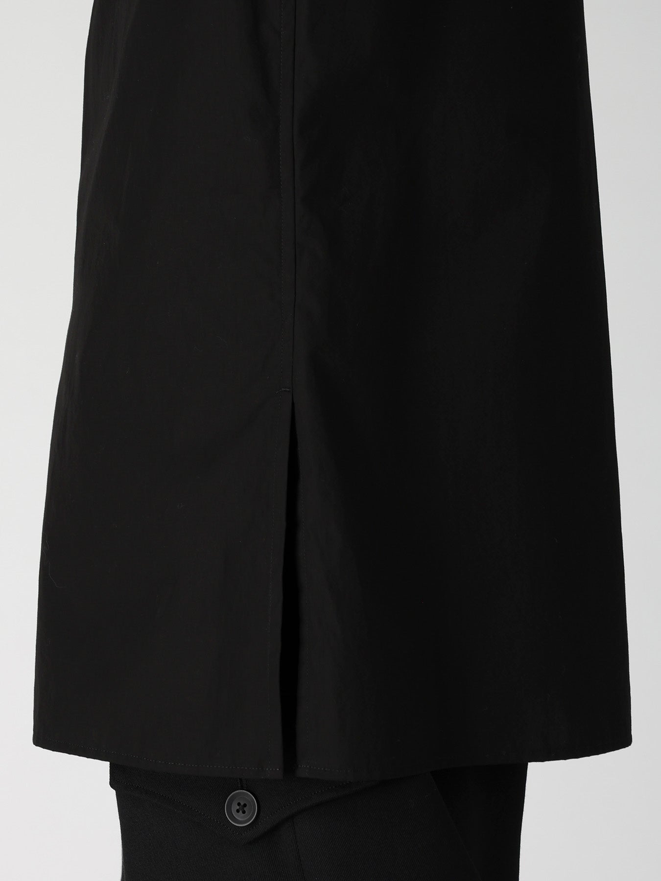 COTTON BROAD FRONT ZIP BROAD BLOUSE – THE SHOP YOHJI YAMAMOTO