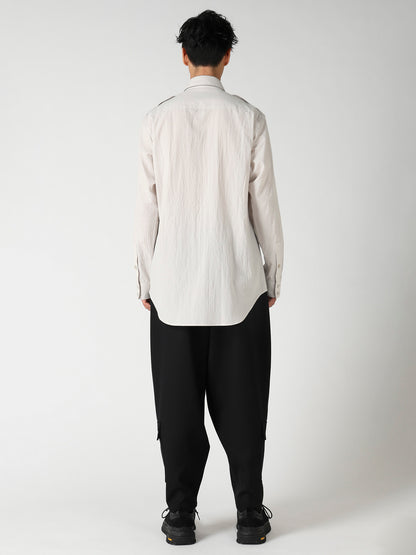 WRINKLE LAWN MILITALLY SHIRT