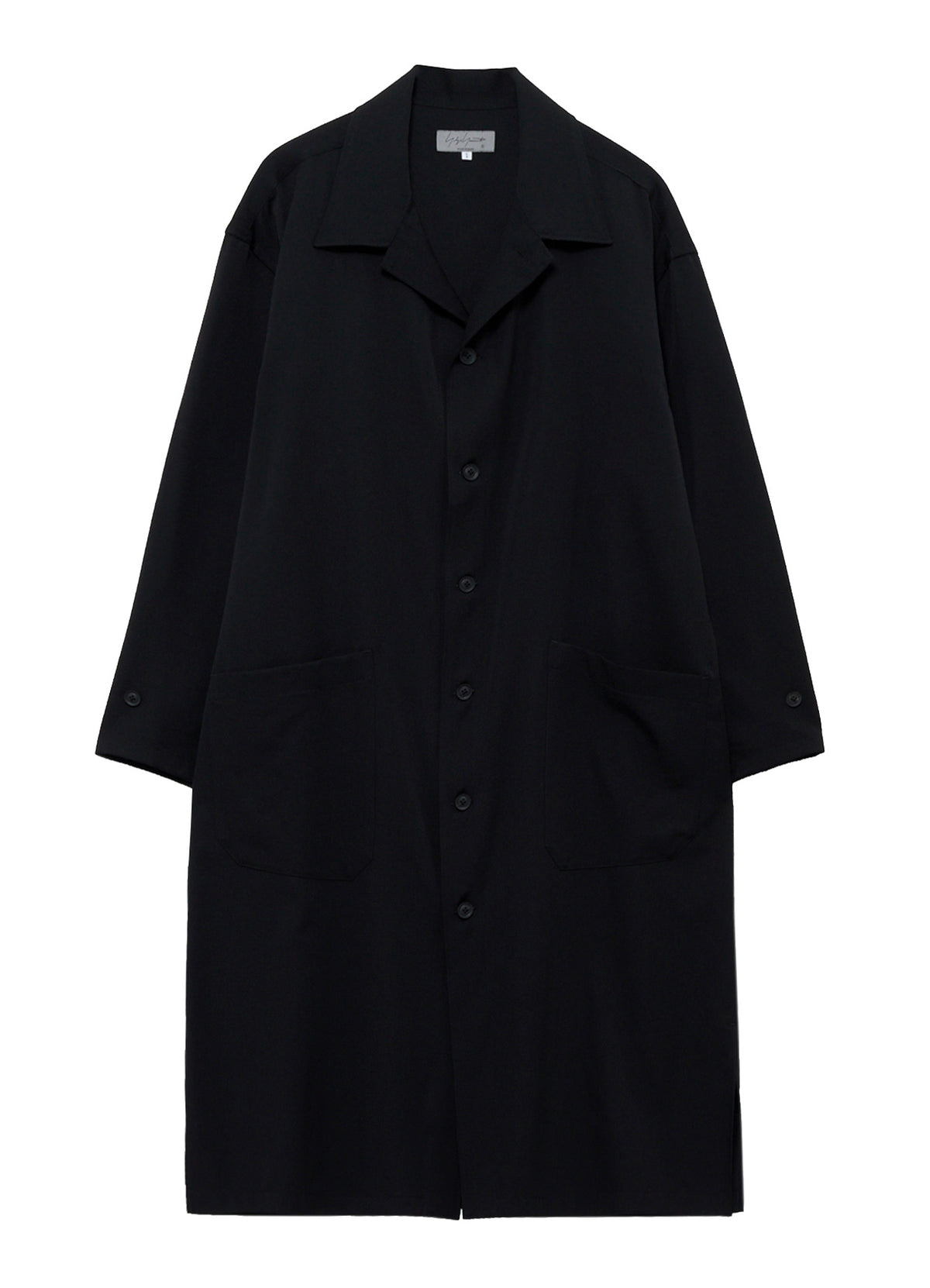 WOOL GABARDINE LONG SHIRT