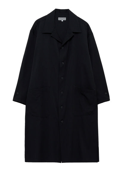 WOOL GABARDINE LONG SHIRT