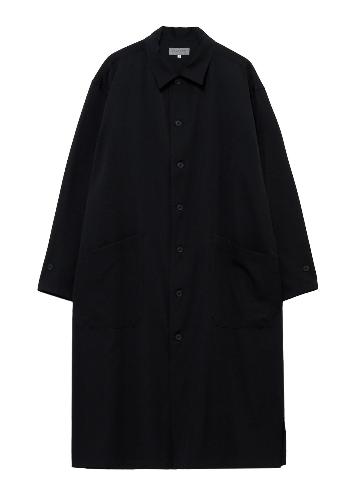 WOOL GABARDINE LONG SHIRT
