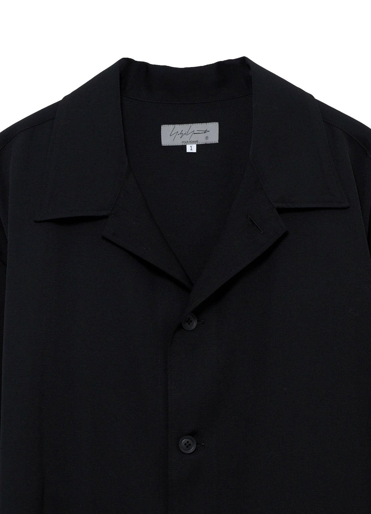 WOOL GABARDINE LONG SHIRT