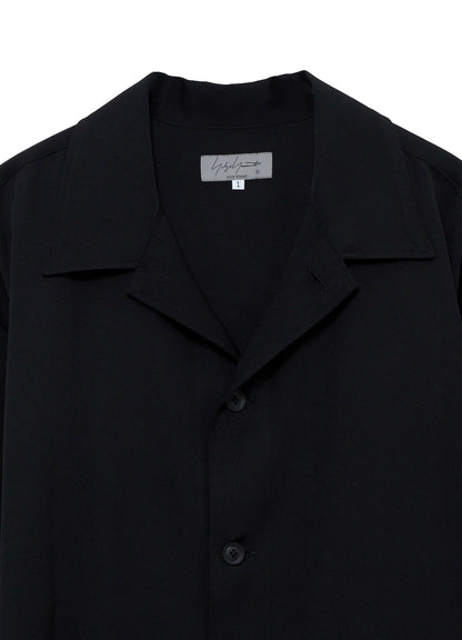 WOOL GABARDINE LONG SHIRT