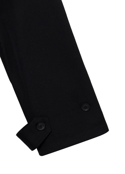 WOOL GABARDINE LONG SHIRT