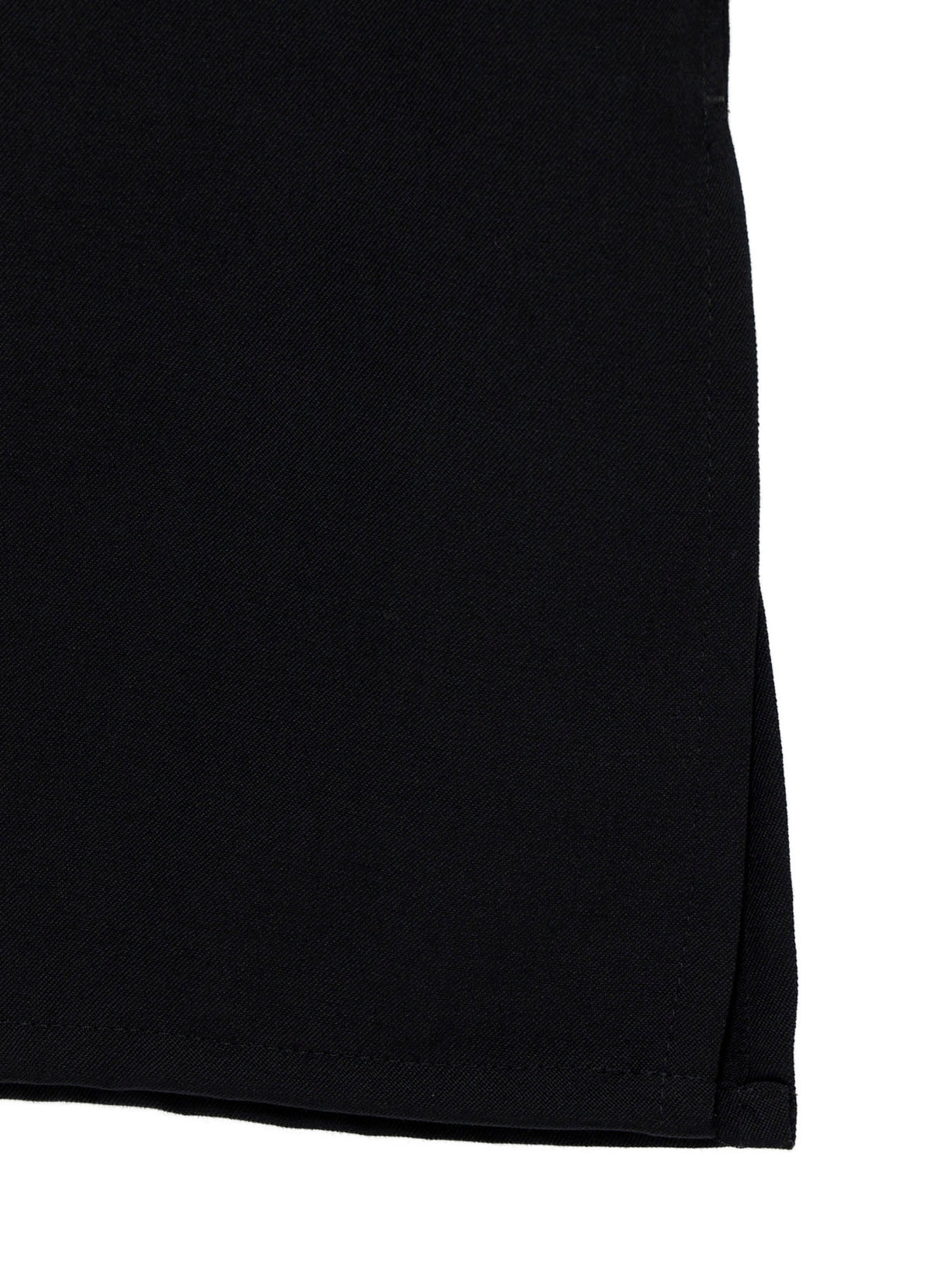 WOOL GABARDINE SKULL-PRINTED DISCHARGE BLOUSE