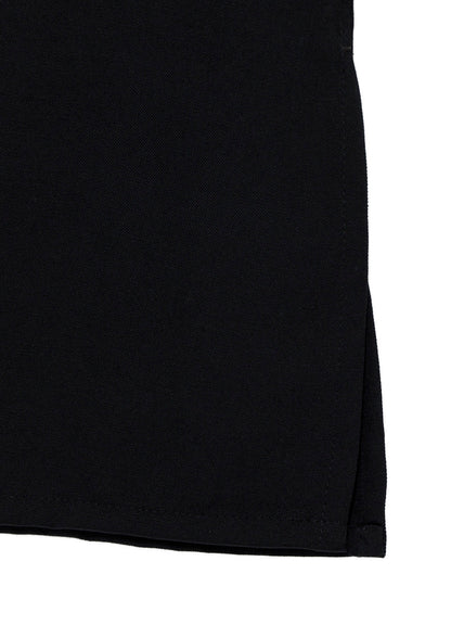 WOOL GABARDINE SKULL-PRINTED DISCHARGE BLOUSE