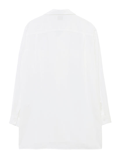 SUIT POPLIN CDH OPEN COLLAR SHIRT