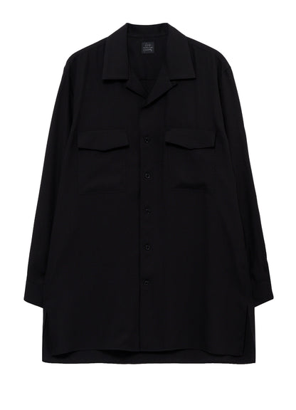 SUIT POPLIN CDH OPEN COLLAR SHIRT