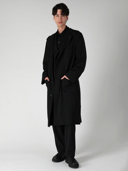 RE GABARDINE SINGLE HOODED COAT