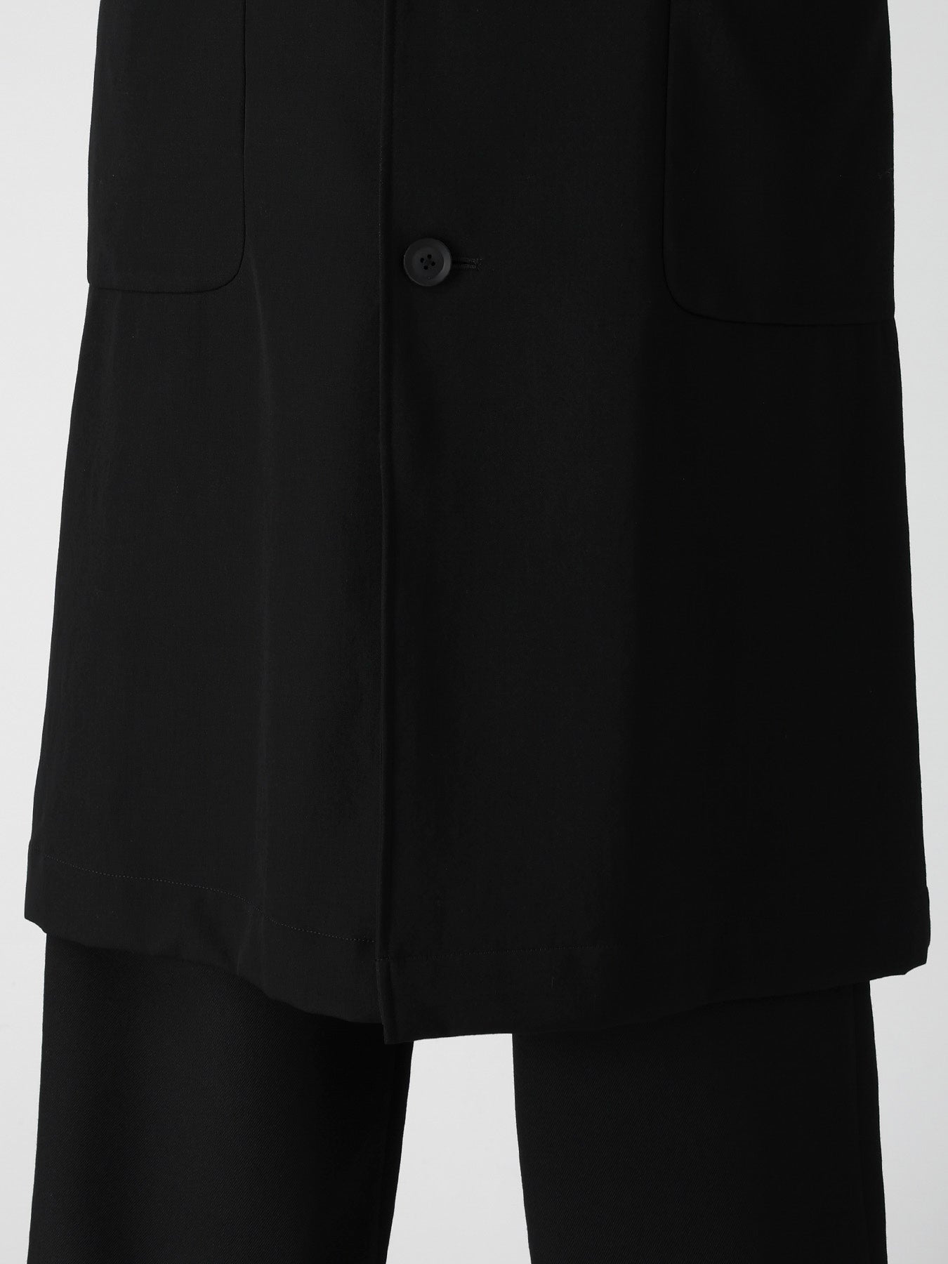RE GABARDINE SINGLE HOODED COAT